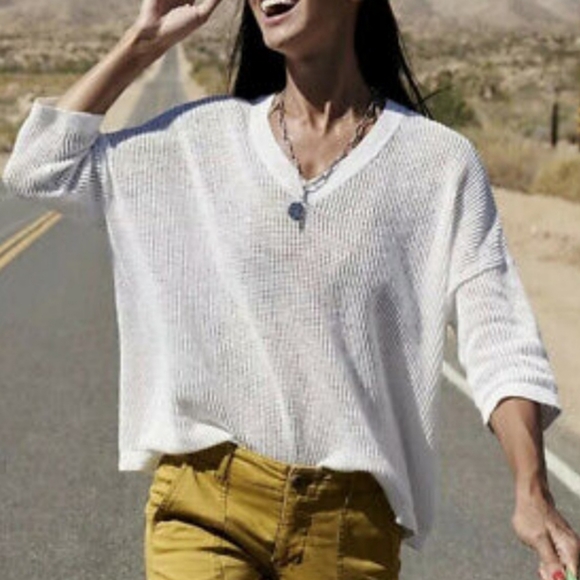 CAbi Sweaters - Cabi Breeze Pullover Perforated Sweater Style 5454